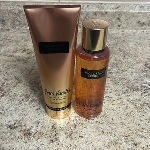 Victoria’s Secret bare vanilla lotion and mist